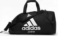 Judotas Adidas &#8211; sporttas en rugzak ineen | zwart-wit