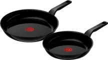 Tefal Renew Black Keramische Koekenpannenset 24 + 28 cm
