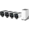 eufyCam S3 Pro Starter-Set 4+1 - 4-pack-Cameraset met HomeBase 3
