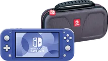 Nintendo Switch Lite Blau + Bigben Schutztasche