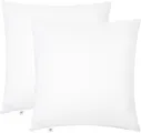 Makimoo Hoofdkussen, 45 x 45 cm, set van 2 stuks, bedkussens en sierkussens, 3D microvezel polyester, binnenkussen, vulkussen voor bank (45 x 45 cm) -