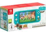 Consola &#8211; Nintendo Switch Lite, Portátil, Controles integrados, Turquesa + Juego Animal Crossing New Horizons (preinstalado)