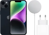 Apple iPhone 14 256GB Zwart + MagSafe Oplaadpakket