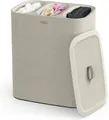 Joseph Joseph Tota - Trio 90-liter wasmand met deksel, 3 uitneembare waszakken met handgrepen- Beige