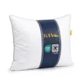 SLEEP COMFY Bedding hoofdkussen 60x70 cm, katoenen overtrek, microvezelvulling
