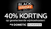 40% korting op geselecteerde wijnkoelkasten van Dunavox en Dometic