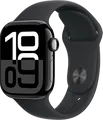 Apple Watch Series 10 42 mm Schwarz Sportarmband S/M