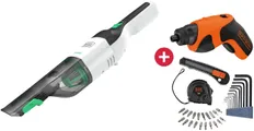 REVHV8C Handstaubsauger + Dein Geschenk: Black & Decker PIVOT Flashlight-Akkuschrauber