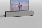 Cavus Tv Standaard XL Solid 60B Trendy Zwart Staal -Draaibare Premium Tv Voet &#8211; Geschikt voor 50-75 Inch OLED Tv &#8211; VESA 300&#215;200 / 400