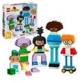 LEGO DUPLO Town Buildable People with Big Emotions Toddler Learning Toys for Boys & Girls aged 3 Plus, 5 Characters with 10 Role-Play Faces, 71 Bricks