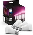 Philips Hue White & Color Ambiance E27 Viererpack 4x570lm 60W