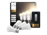 Philips Hue Slimme Led A60 Lamp Warm Wit Licht E27 Fitting 4-pack