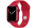 APPLE Watch Series 7 GPS + Cellular 41mm Aluminiumboett i (PRODUCT) Red &#8211; Sportband i (PRODUCT) Red