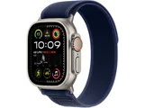 Apple Watch Ultra 2 (2024), GPS + Cellular, 49 mm, Caja de Titanio Natural, Gesto doble toque, Correa Trail Loop color Azul, Talla M/L