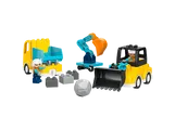 Lego Duplo 10475 Véhicules De Chantier 3 En 1