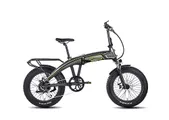 SachsenRAD E-Folding F6 Safari Vouwfiets 20 inch Fatbike StVZO | 85N.M Bafang Offroad-motor | Interne kabelgeleiding | Hoogwaardige anodisering | Pede