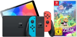 Nintendo Switch OLED Blau/Rot + Zelda: Echoes of Wisdom