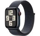 APPLE Watch SE &#8211; 44 mm Midnight Aluminium Case with Ink Sport Loop, Black