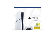 PlayStation Sony, 5 Slim, PS5 avec 1 Manette Sans Fil DualSense, Couleur : Blanche