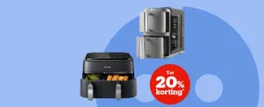 Tot -20% korting op airfryers en frituren