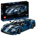 LEGO 42154 Technic 2022 Ford GT Car Model Kit for Adults to Build, 1:12 Scale Supercar with Authentic Features, Advanced Collectible Set, Valentine's 