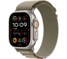 APPLE Watch Ultra 2 Cellular &#8211; 49 mm Titanium Case with Olive Alpine Loop, Medium, Green,Silver/Grey