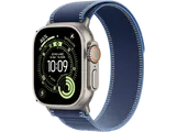Apple Watch Ultra 3u00a0gps + Cellularu00a0- 49mmu00a0natural Titanium Case - Blue/bright Blue Trail Loop M/l