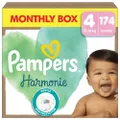 Pampers Harmonie Maat 4 maandbox - 174 luiers - 9kg-14kg