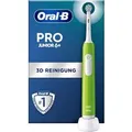 Oral-B Elektrische Zahnbürste Oral-B Pro Junior Elektrische Zahnbürste, Lila, Aufsteckbürsten: 1 St., Drucksensor