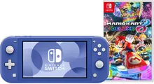 Nintendo Switch Lite Blauw + Mario Kart 8 Deluxe Switch