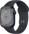 Apple Watch Series 8 45 mm Mitternacht Aluminium Mitternacht Sportarmband