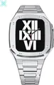 MY PROTECT® Luxe Metalen Armband Voor Apple Watch Series 4/5/6/SE 44mm Horloge Bandje &amp; Hoesje &#8211; Stainless Steel Watch Band &#8211; Zilver