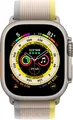 Apple Watch Ultra - 4G/LTE - 49mm - Titanium kast - Geel/Beige Trail bandje - M/L