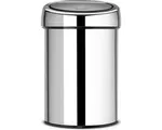 Brabantia Touch Bin Prullenbak - 3 liter - Badkamer - Brilliant Steel
