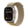 Apple Watch Ultra 2 GPS + Cellular 49mm Cassa in Titanio con Tan Alpine Loop &#8211; Medium