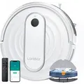 Laresar Saugroboter mit Wischfunktion 8000 Pa, 3-in-1 Reinigung, Teppich-Booster, 120 Min, 45 W, HEPA-Filter, 3 Modi, Fernbedienung, App- und Sprachst