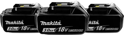 Makita BL1830B LXT 18V 3,0 Ah Akku 3er-Pack