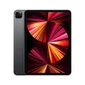 2021 Apple iPad Pro (11-zoll, Wi-Fi + Zellular, 256GB) Space Grau (Generalüberholt)
