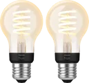 Philips Hue Filamentlamp White Ambiance Standaard E27 2-pack