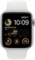 Apple Watch SE 2022 - Smartwatch heren en dames - 44 mm - Zilver Aluminium