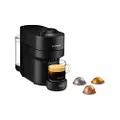De'Longhi Nespresso Vertuo Pop ENV90.B, Automatisk Kaffebryggare för Kapslar, Kapselmaskin, 4 Koppstorlekar, Centrifusionsteknik, Välkomstset Ingår, 1
