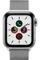 Apple watch Apple Apple Watch Series 5 GPS + Cellular 40mm, Boitier Acier Inoxydable avec Bracelet Milanais