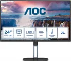 AOC 24V5C/BK &#8211; Full HD USB-C Monitor &#8211; Verstelbaar &#8211; 24 inch &#8211; 65w