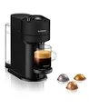 Krups Nespresso Kaffebryggare, kapselmaskin, 5 storlekar koppar, espresso, långt kaffe, brett utbud av drycker, Vertuo Next, svart YY4606FD
