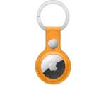 Apple Leather Key Ring voor de Apple AirTag - California Poppy