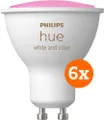 Philips Hue White and Color GU10 Lot de 6