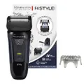 Remington Elektrischer Rasierer [Nass- & Trocken Rasierapparat | 100% wasserdicht] Folienrasierer F4 (Comfort Detailtrimmer + 3 Tage Bart-Styleraufsat