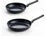 BK Easy Induction Keramische Antiaanbaklaag Koekenpannenset 2 delig - Ø24/28 cm - PFAS-vrij - Inductie koekenpan - Inductie pannenset - Ovenbestendig 