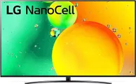 LG NanoCell 75NANO766QA Smart TV 4K 75" Serie NANO76 2022, Processore α5 Gen 5, Filmmaker Mode, Game Optimizer, Wi-Fi, AI ThinQ, Google Assistant e Al