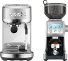Sage the Bambino Plus Edelstahl + Kaffeemühle